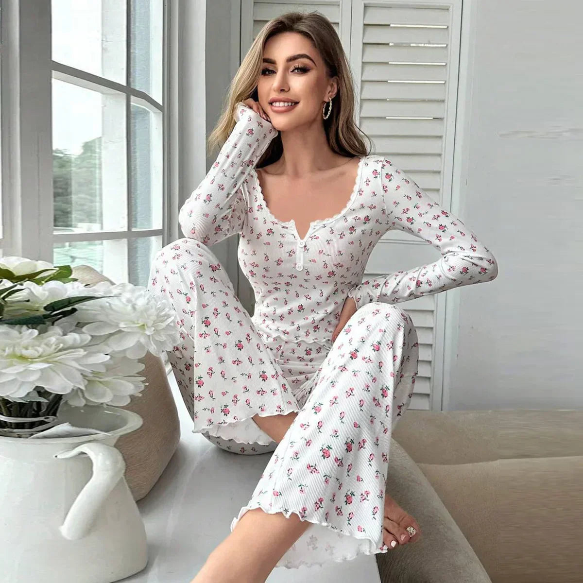Conjunto Floral Dulzura