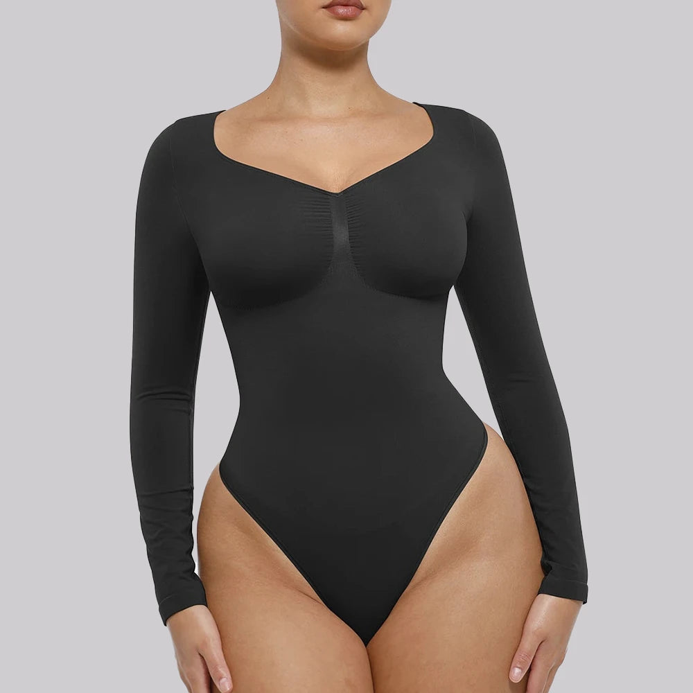 Long Sleeve Seamless Bodysuit