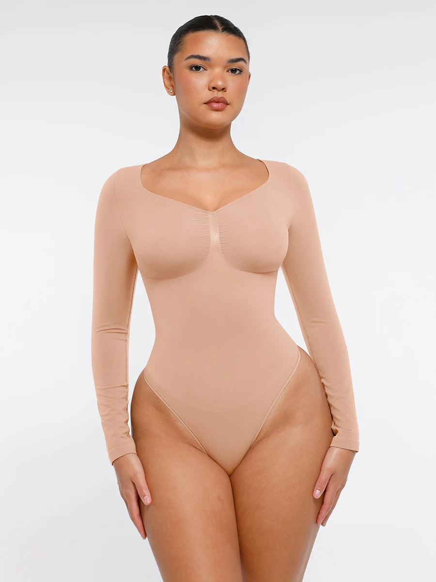 Long Sleeve Seamless Bodysuit