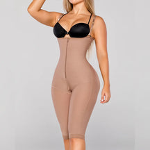 High compression corset body shaper